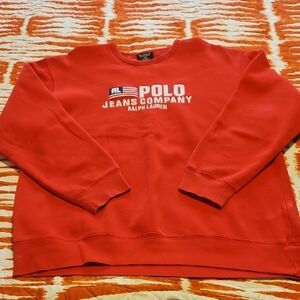 Polo by Ralph Lauren Vibrant Red Sweatshirt